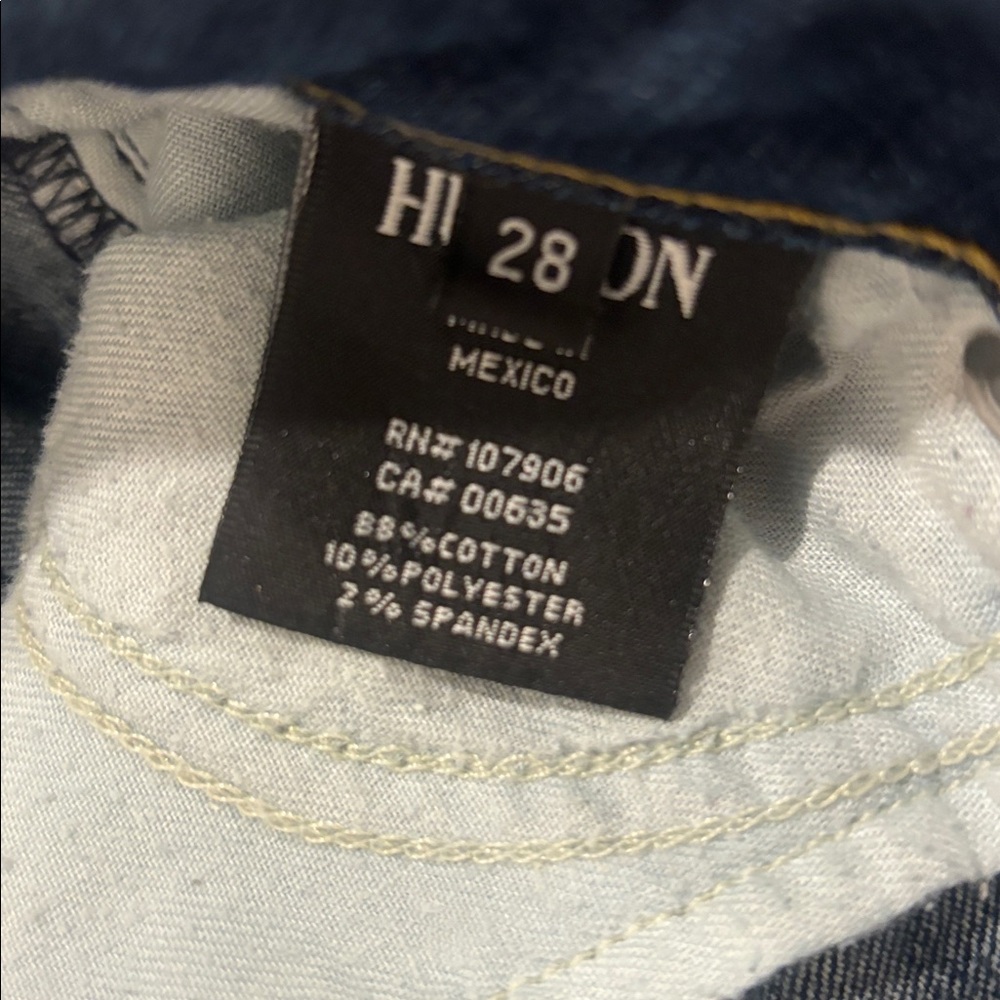 Hudson Krista Super Skinny Jeans Size 28 Dark Wash - Picture 3 of 5